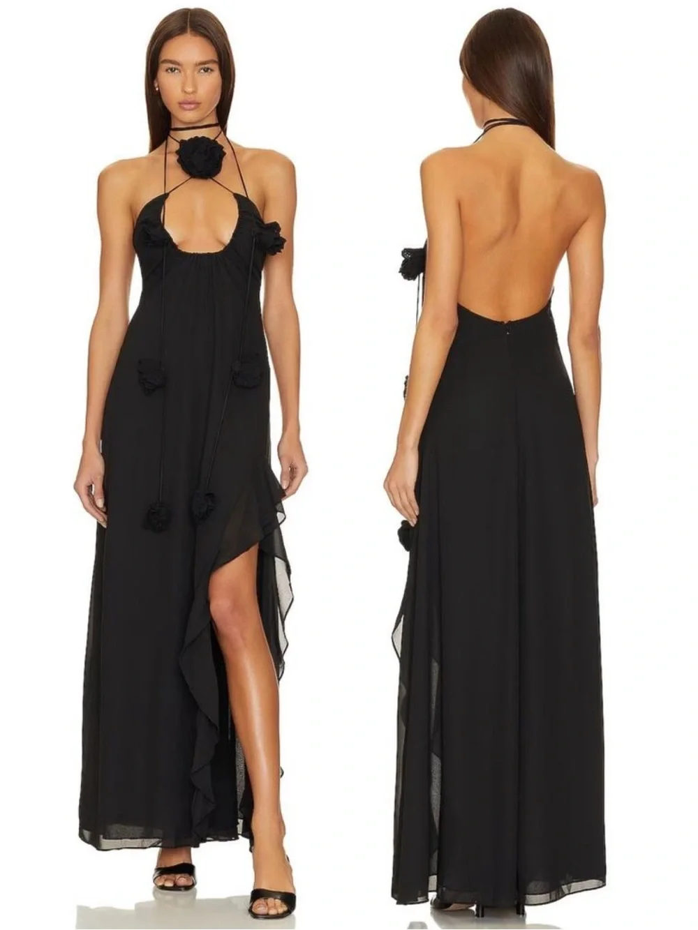 for love and lemons desiree maxi dress For Love Desiree Maxi Dress Black Size S